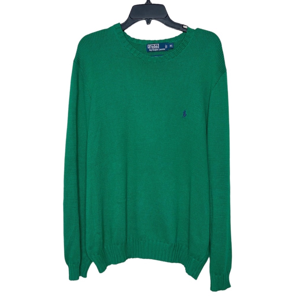 Polo by Ralph Lauren Green Crewneck Sweater